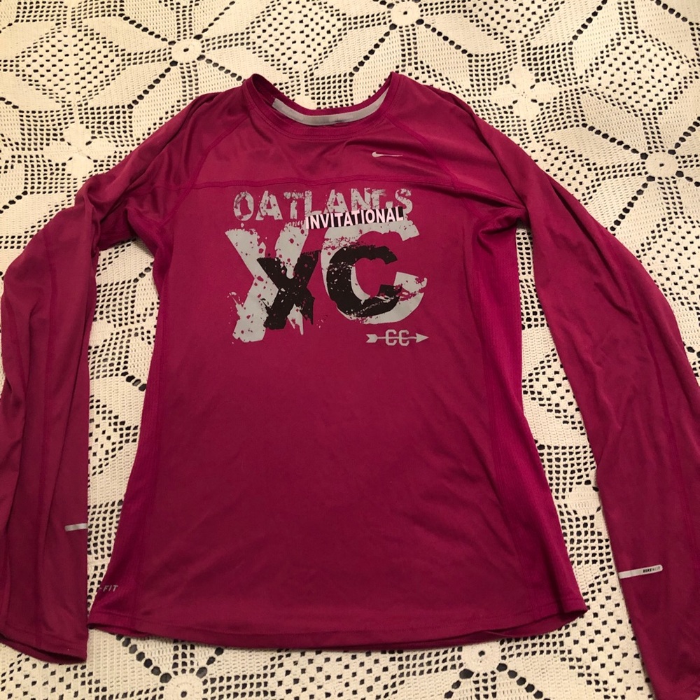 Purple Dry Fit Nike Shirt